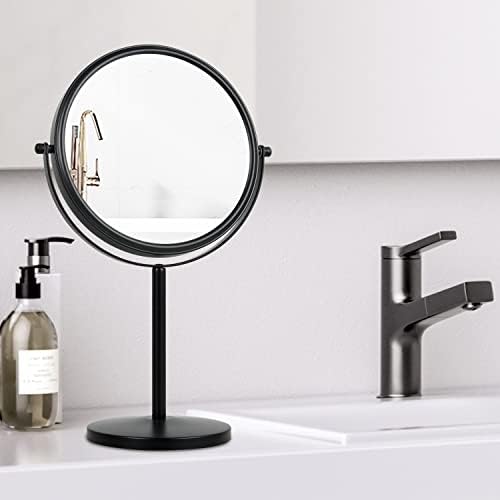 ALHAKIN 10x Magnifying Makeup Mirror Swivel Tabletop for detailed beauty