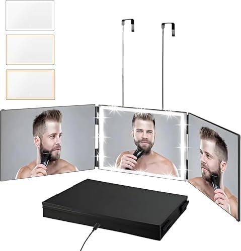 Vanexiss Rechargeable 3-Way Mirror for Personal Care
