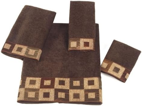 Avanti Linens Precision Collection Fingertip Mocha Pack of 2
