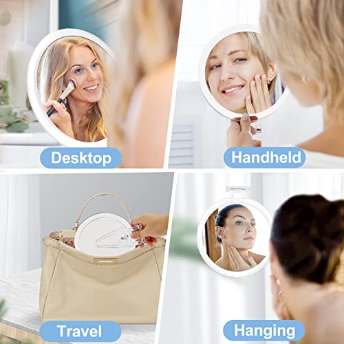 JMH 20X Double Sided Makeup Mirror Compact Portable Travel