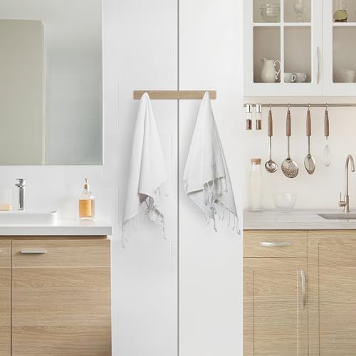 Ossano Turkish Classic Hand Towel Set of 2 - Ecru 30x18