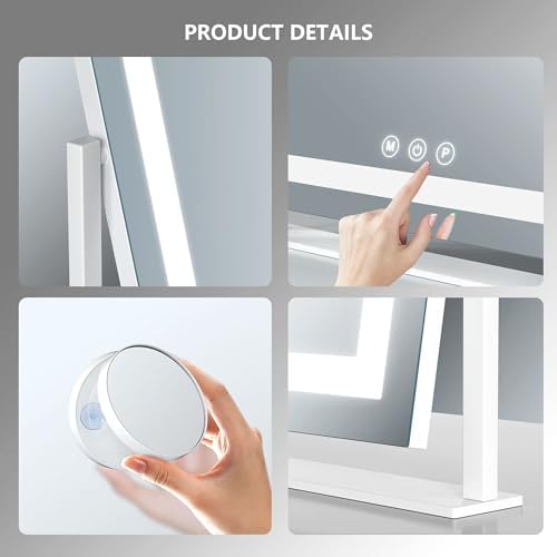 Gvnkvn Makeup Vanity Mirror with Lights