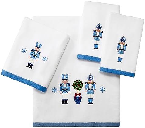 Avanti Linens - Soft Absorbent Fingertip Towels Nutcracker Trellis Collection