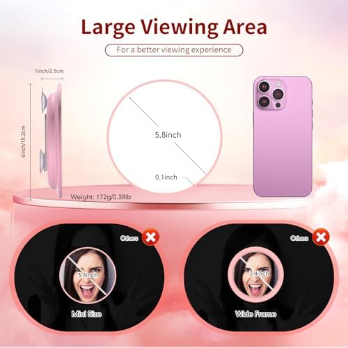Suupvaor Travel Magnifying Mirror