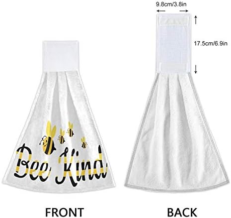 Bee Kind Kitchen Hanging Hand Towels 2 Pcs Set