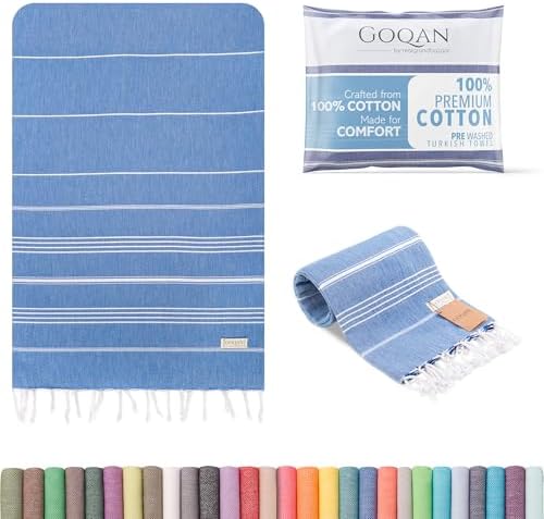 Sleek Soft Turkish Beach Towel by RealGrandBazaar