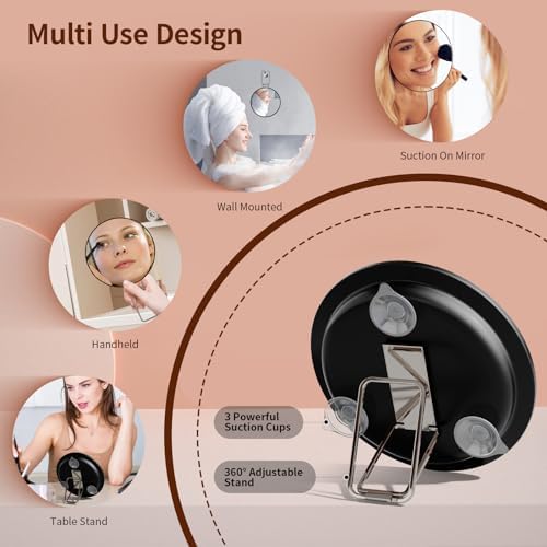 30x Magnifying Travel Mirror