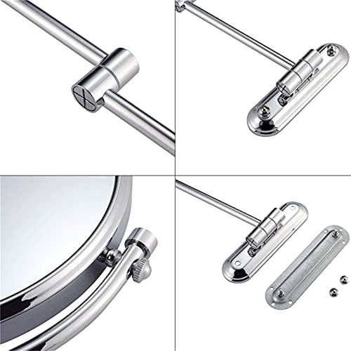 2-in-1 Aluminum Makeup Mirror