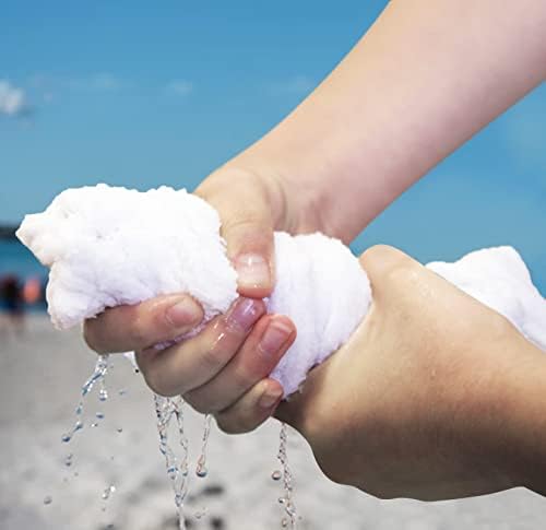 Delightfully soft 100 cotton washcloths 24-pack absorb deeply and white