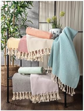 High-Quality Turkish Hand Towel Set for Bathroom Use