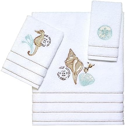 Fingertip Towel Soft Absorbent Cotton Farmhouse Inspired - Home Kitchen
