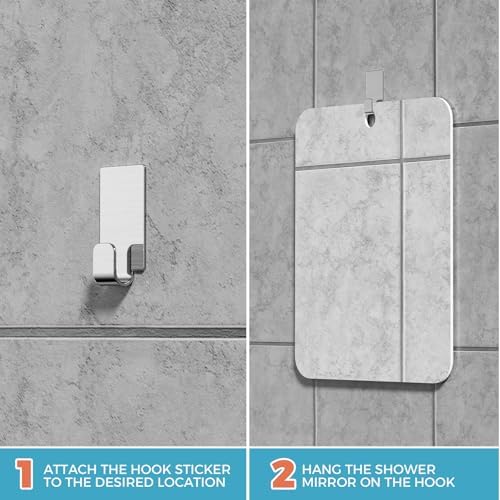 LeaOcaao Fogless Shower Mirror