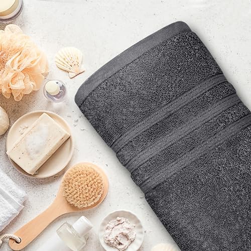 Tens Towels - 4 x 27x54 Cotton Bath Towels