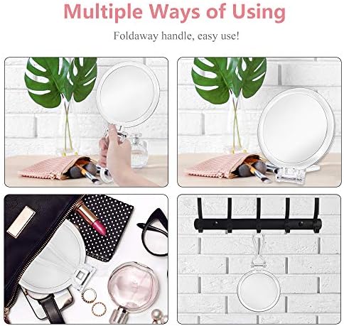 Cheftick Double Sided Handheld Mirror
