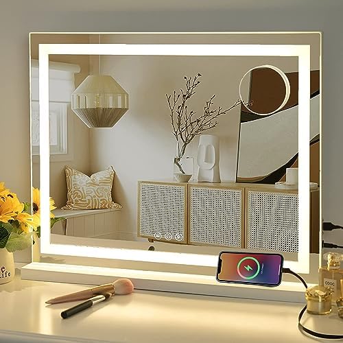 Elegant Vanity Mirror with 3 Modes and Adjustable Brightness