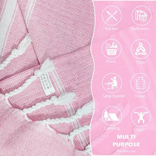 Exquisite 16x40 Turkish Hand Towels Quick Dry Absorbent for Home Bathroom