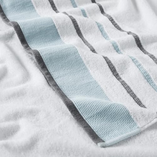 Luxurious Bath Towels Set - Combed Cotton 68x35 EucalyptusGrey