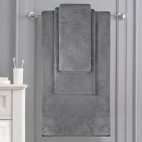 JML 6-Piece Bath Towel Set with Microfiber
