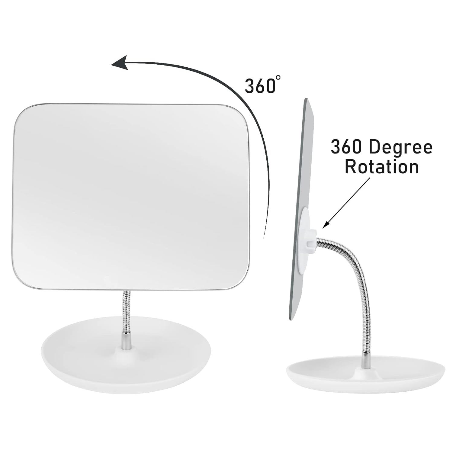 Adjustable Gooseneck Makeup Mirror