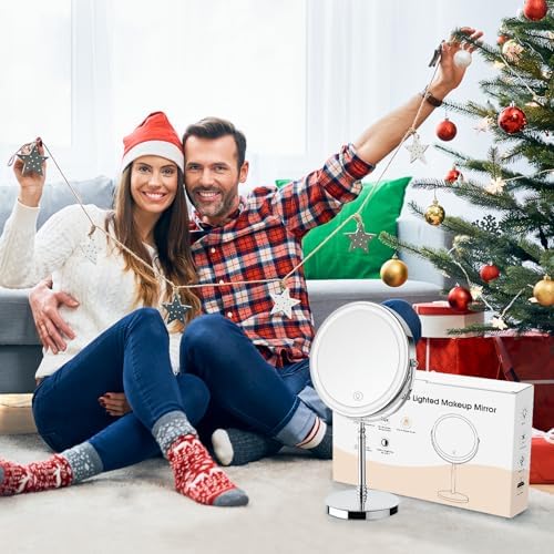 Lighted Makeup Mirror Charged