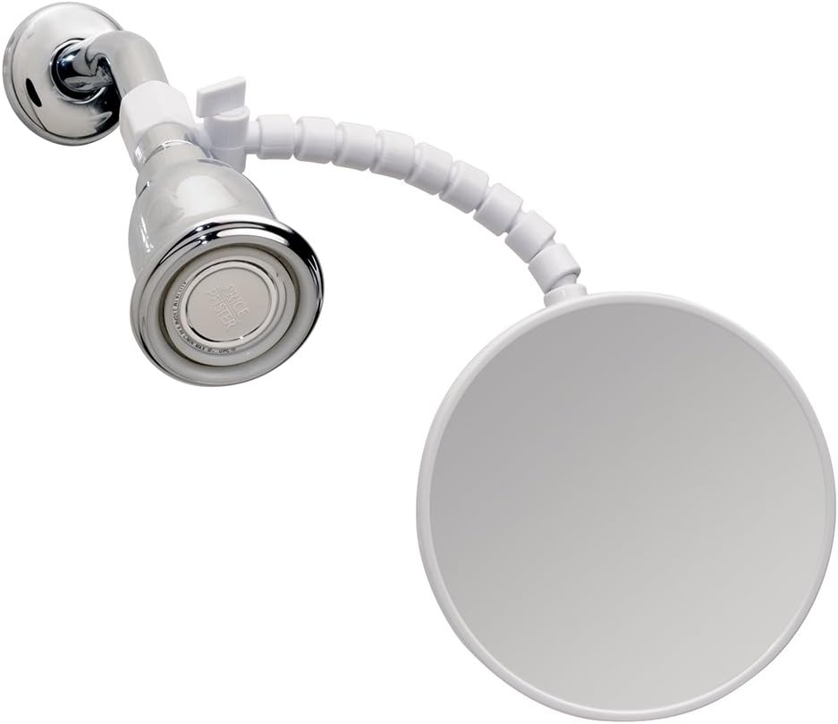 Fog-Free Shaving Mirror for Bathroom Flexible Arm