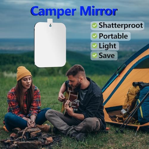 Anti-Fog Shatterproof Portable Mirror
