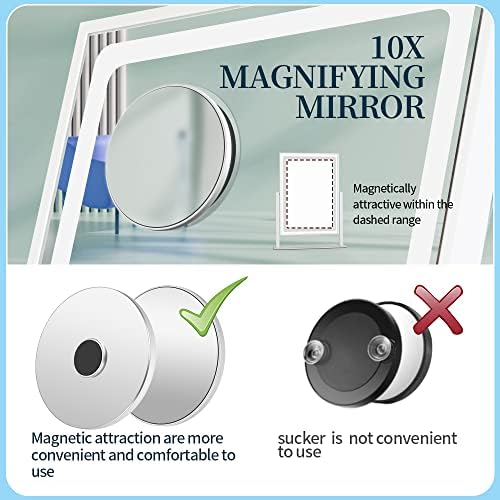 BrightLight Makeup Mirror with Touch Control