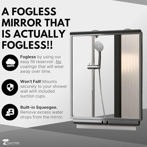 ToiletTree Products Fogless Shower Mirror