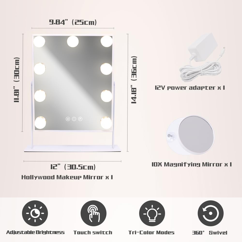 COOLJEEN Vanity Mirror with Lights