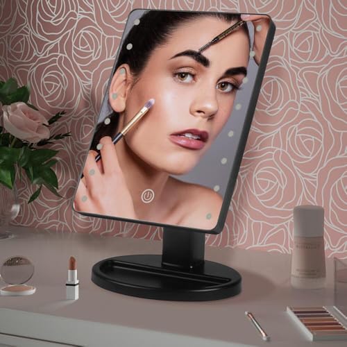 KAKULO Lighted Makeup Mirror with 16 LED Lights