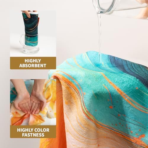 Giwawa Marble Hand Towels Set of 2