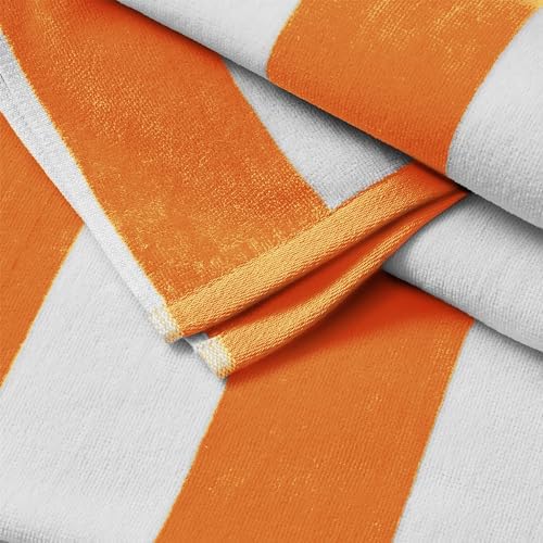Great Bay Home Quik-Dry 100 Cotton Velour Oversized Beach Towel