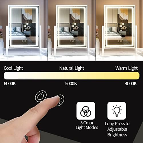 BrightLight Makeup Mirror with Touch Control