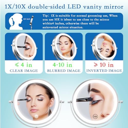 Niuphia Vanity Mirror with Lights