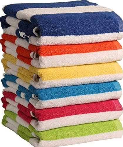 6-Pack of Plush Cotton Bath Towels