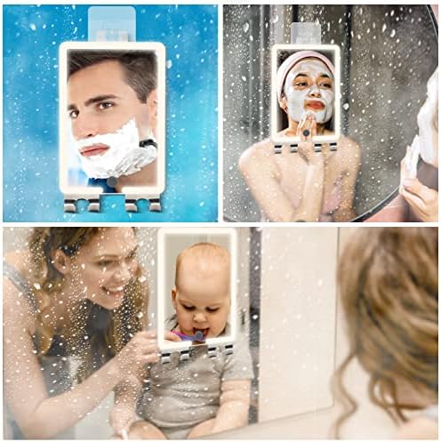 RRtide Heated Shower Mirror With LED Light