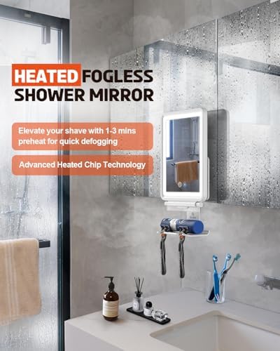 Experience a Smooth Shave with the Widitn Heated Shower Mirror