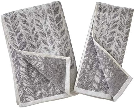 SKL Home Distressed Leaves 16x26 Hand Towels 2 Count