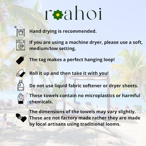 Luxurious Linen Blend Beach Towel - Soft Quick-Dry Premium Quality