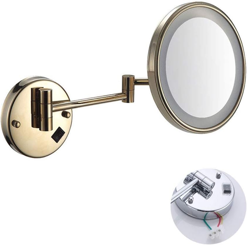 Square Wall-Mounted Vanity Mirror