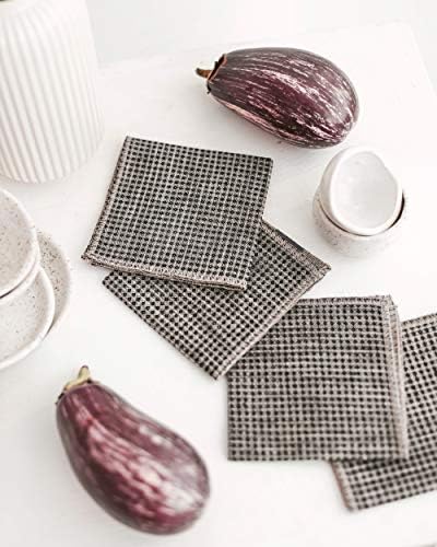 Discover 100 Natural Linen Face Washcloth Set