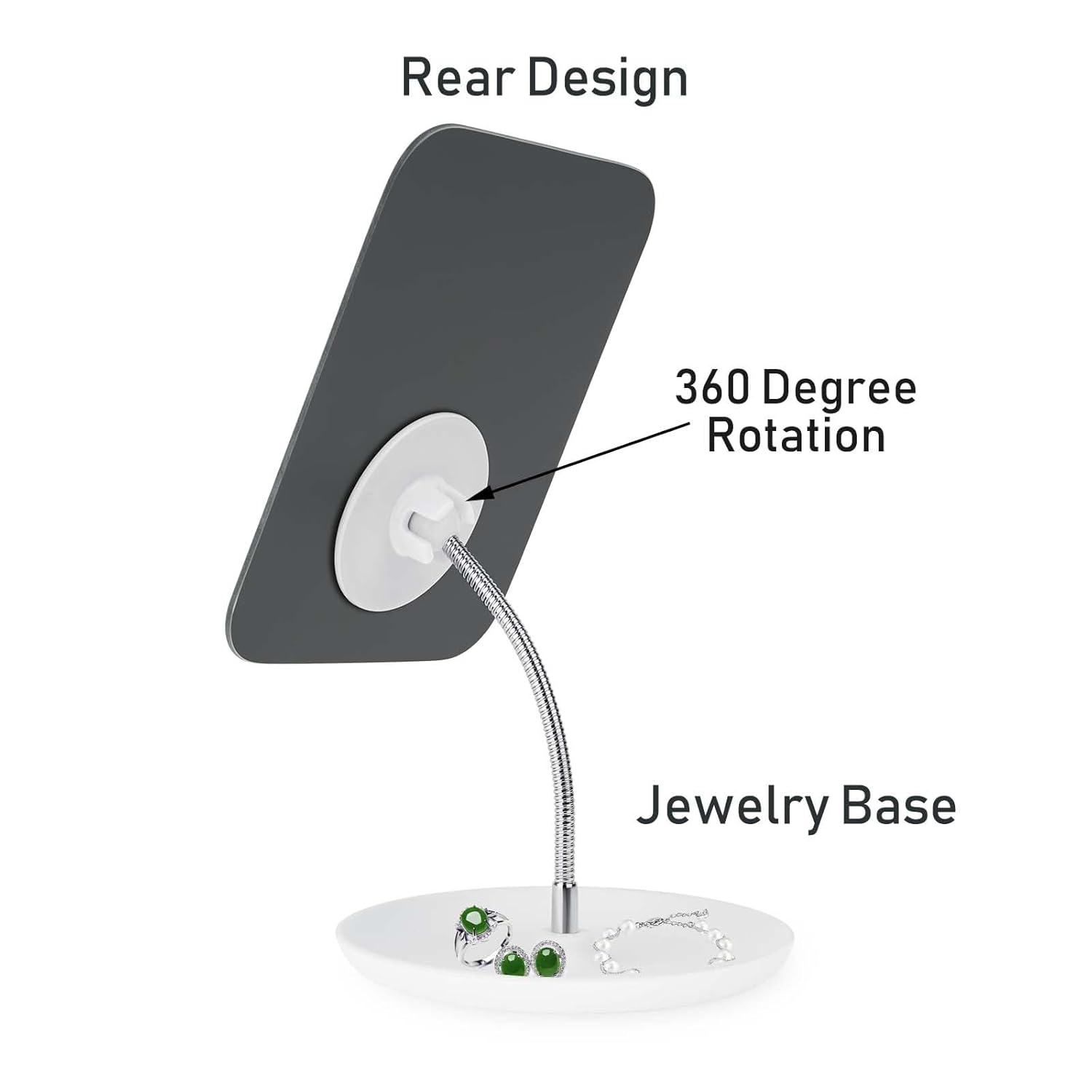 Adjustable Gooseneck Makeup Mirror