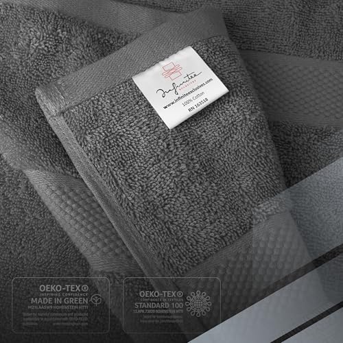 Luxury 100 Ring-Spun Cotton Bath Towels Set of 4