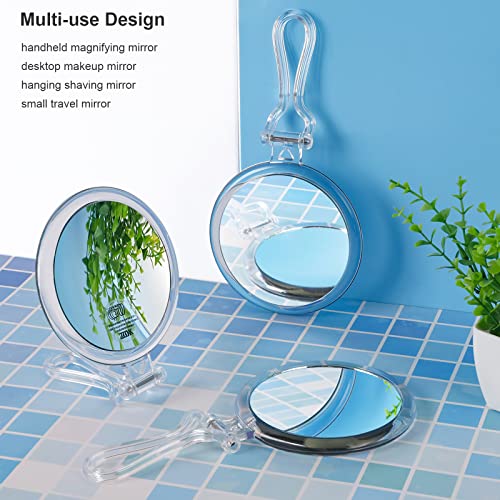 30x Magnifying Handheld Mirror with 2-Sided Adjustable Stand