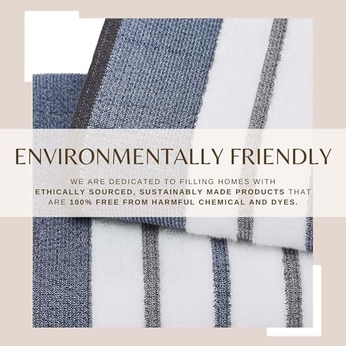 Luxurious Bath Towels Set - Moroccan BlueDecember Sky