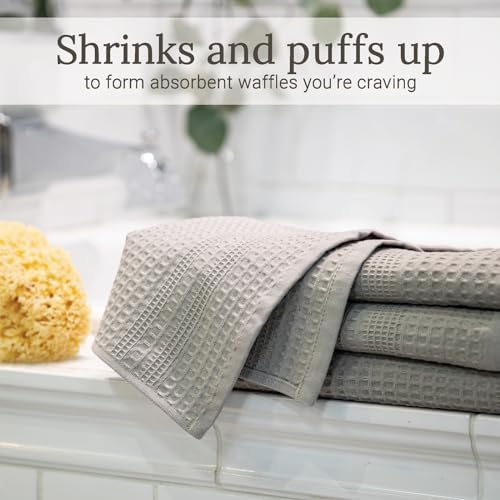 GILDEN TREE Waffle Towels 2 Pack Bath Sheets 40x80 1