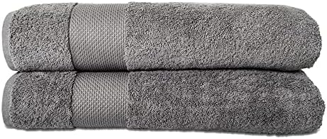 Elegant 2-Pack Luxury Cotton Bath Towels
