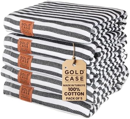5-Piece Set of Lightweight Turkish Beach Towels