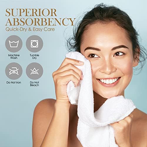 Elaine Karen White Wash Cloths