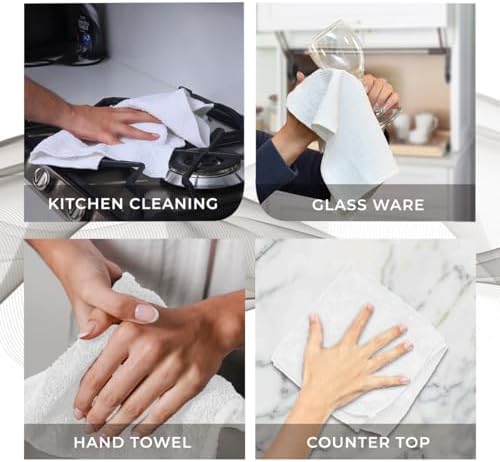 Avalon 12x12 Washcloths - 60 Count